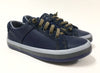 Campers Blue Sneaker with Tan Elastic-Tassel Children Shoes