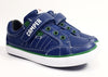 Campers Cobalt and Green Velcro Sneaker-Tassel Children Shoes