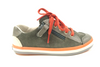 Campers Gray and Orange Lace Sneaker with Side Zipper-Tassel Children Shoes