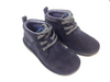 Campers Navy Suede Boot With Laces-Tassel Children Shoes
