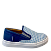 Atlanta Mocassin Blue Color Change Slip-On Sneaker-Tassel Children Shoes