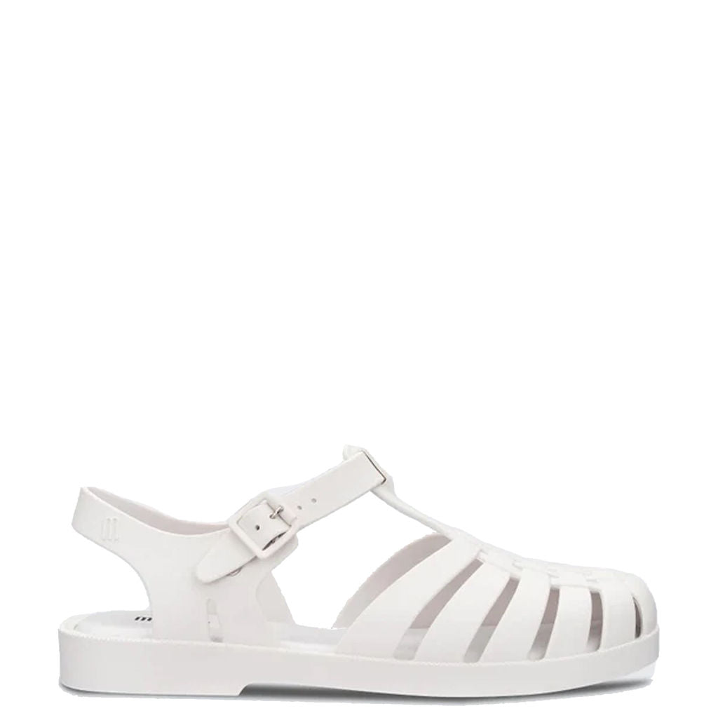 Mini Melissa White Jelly Gladiator Sandal-Tassel Children Shoes