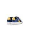 Veja Cobalt and Yellow Sneaker-Tassel Children Shoes