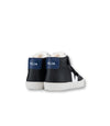 Veja Black Hightop Fur Lined Sneaker-Tassel Children Shoes