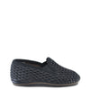 Pepe Black Textured Slipper Loafer-Tassel Children Shoes