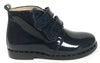Beberlis Navy Patent and Silver Glitter Boot-Tassel Children Shoes