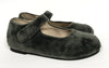 Zeebra Grey Velvet Mary Jane-Tassel Children Shoes