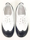 Beberlis Black And White Oxford-Tassel Children Shoes