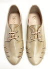 Beberlis Taupe Shimmer Oxford-Tassel Children Shoes
