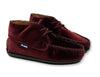 Atlanta Mocassin Burgundy Velvet Bootie-Tassel Children Shoes
