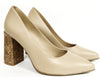 Marian Nude Cork 3&quot; Heel-Tassel Children Shoes