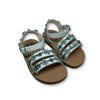 Pepe Baby Blue Flower Buckle Sandal-Tassel Children Shoes