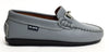 Atlanta Mocassin Gray Buckle Loafer-Tassel Children Shoes