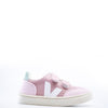 Veja Rose Canvas Velcro Sneaker-Tassel Children Shoes