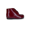 Beberlis Burgundy Florentic Lace Up Bootie-Tassel Children Shoes