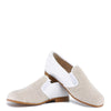 Beberlis Sand Linen Smoking Loafer-Tassel Children Shoes
