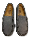 Atlanta Mocassin Gray Suede Loafer-Tassel Children Shoes