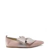 Dou Uod Pale Pink Bow Pointed Ballet Flat-Tassel Children Shoes