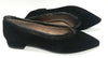Marian Black Suede Pointed Flat-Tassel Children Shoes