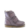 Petit Nord Lavender Velcro Boot-Tassel Children Shoes