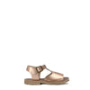 Young Soles Rose Gold T-Strap Sandal-Tassel Children Shoes