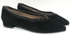 Marian Black Suede Pointed Flat-Tassel Children Shoes