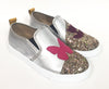Elephantito Silver and Glitter Slip-on Shoe-Tassel Children Shoes