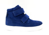 Atlanta Mocassin Blue Suede Velcro Bootie-Tassel Children Shoes