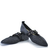 Blublonc Gray Wool Pointed Buckle Shoe-Tassel Children Shoes