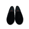 Blublonc Black Velvet and Patent Smoking Loafer-Tassel Children Shoes