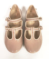Manuela Nude Double Strap T-strap-Tassel Children Shoes