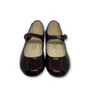 Manuela Burgundy Patent Mary Jane-Tassel Children Shoes