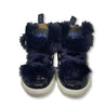 MAA Navy Patent Fur High Top Sneaker-Tassel Children Shoes