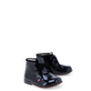 Emel Black Patent Leather Bootie-Tassel Children Shoes