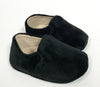 Zeebra Black Velvet Loafer (Soft Sole)-Tassel Children Shoes