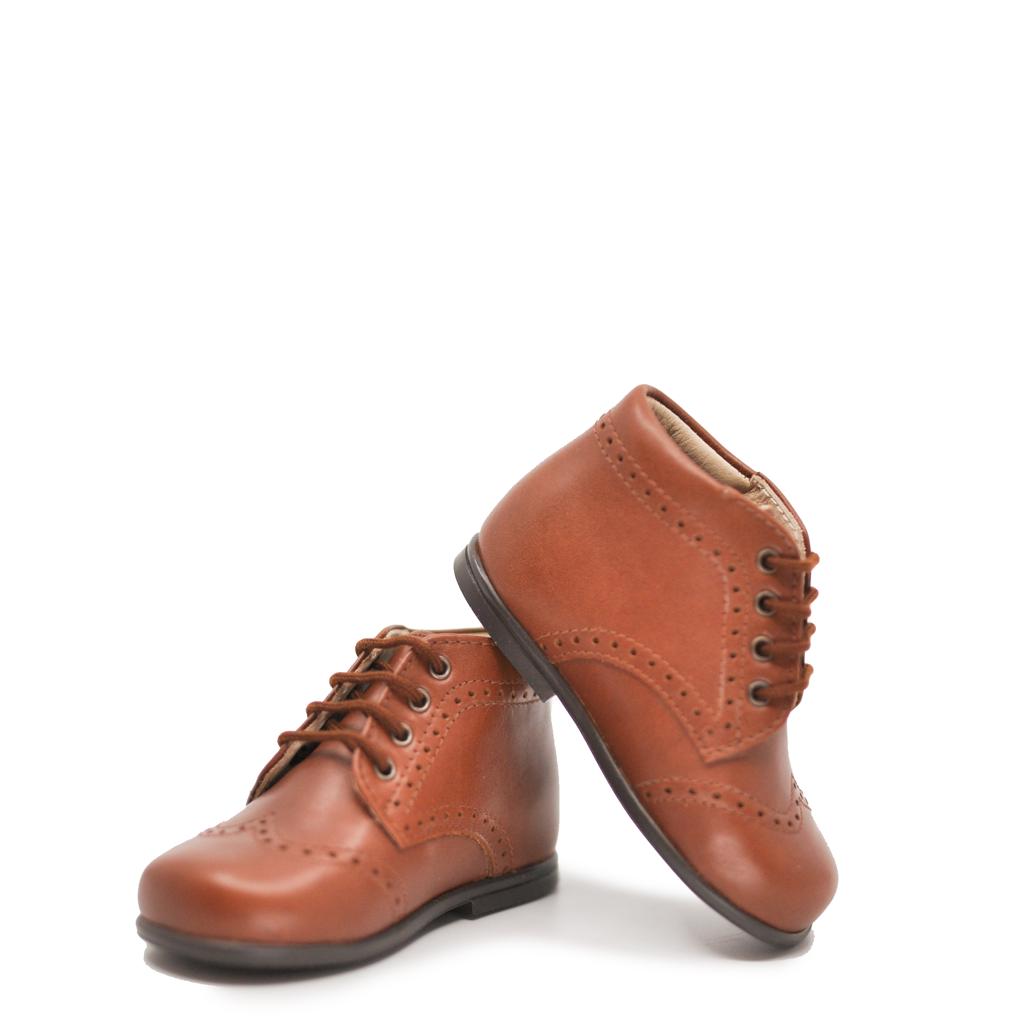 Beberlis Luggage Wingtip Leather Baby Bootie-Tassel Children Shoes