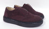 Zapeti Burgundy Glitter Slip-on Oxford-Tassel Children Shoes