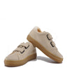 Dulis Cream Leather Velcro Sneaker-Tassel Children Shoes