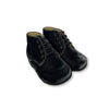 Beberlis Gray Velvet Lace-Up Bootie-Tassel Children Shoes