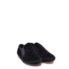 LMDI Quilted Black Velvet Slip-On Loafer-Tassel Children Shoes