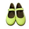 Pepe Neon Yellow Patent Mary Jane-Tassel Children Shoes