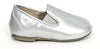 Zeebra Steel Grey Metallic Loafer- Hard Sole-Tassel Children Shoes