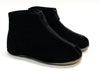 Pepe Black Velvet Zipper Slipper-Tassel Children Shoes