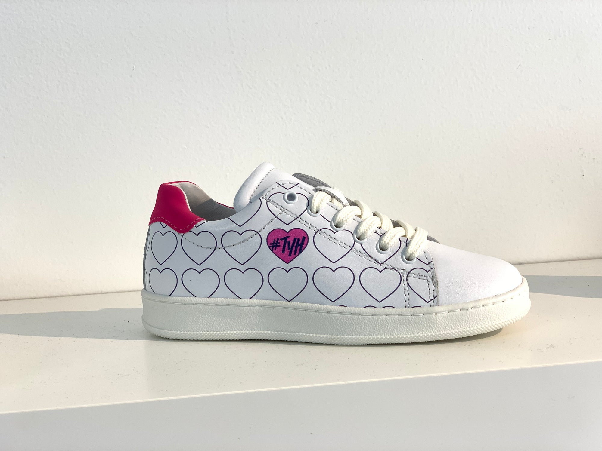 TYH x Tassel Heart Lace Up Sneaker-Tassel Children Shoes