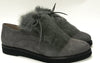 Marian Gray Suede Fur Oxford-Tassel Children Shoes
