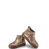 Petit Nord Champagne Leather Scalloped Bootie-Tassel Children Shoes