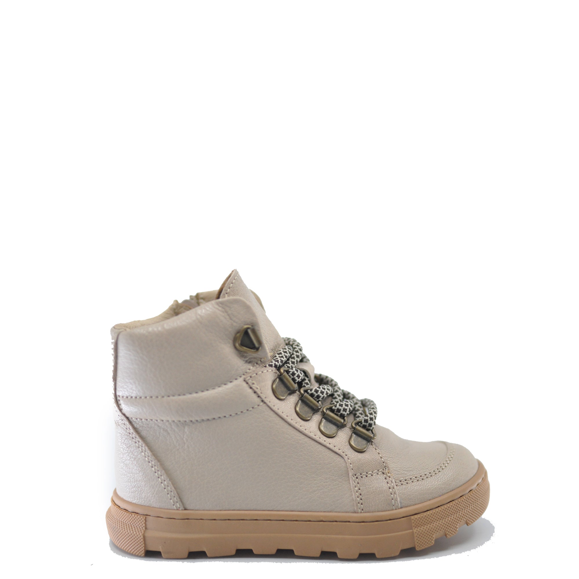 Pepe Cream Leather Boot-Tassel Children Shoes