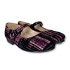 Beberlis Pink Textured Mary Jane-Tassel Children Shoes