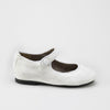 Papanatas White Velvet Mary Jane-Tassel Children Shoes