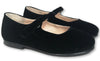 Beberlis Black Velvet Mary Jane-Tassel Children Shoes